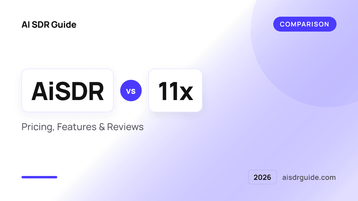AiSDR vs 11x Comparison: Pricing, Features & Reviews 2026