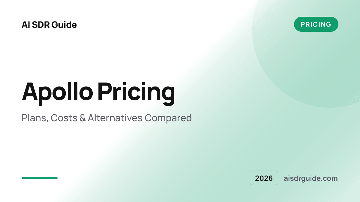 Apollo Pricing 2026: Plans, Costs & Alternatives Compared