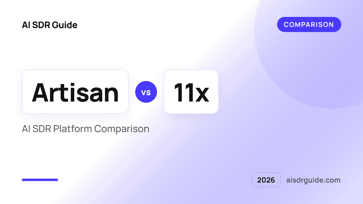 Artisan vs 11x: AI SDR Platform Comparison (2026)