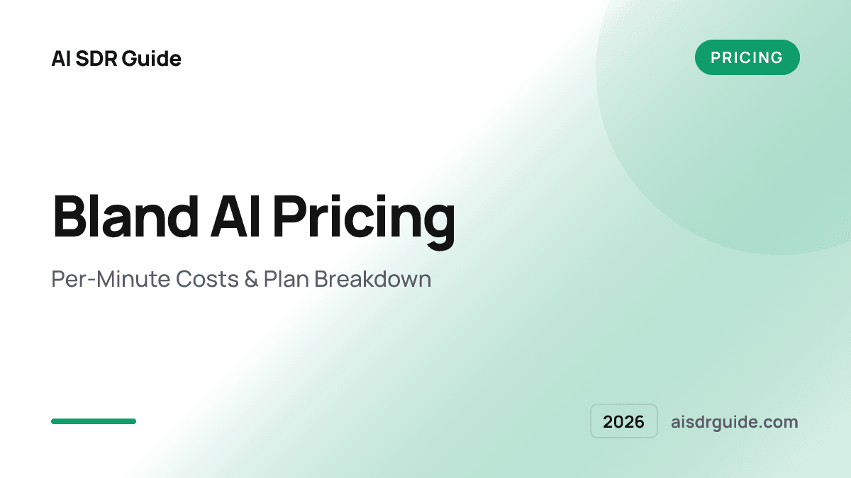 Bland AI Pricing 2026: Per-Minute Costs & Plan Breakdown