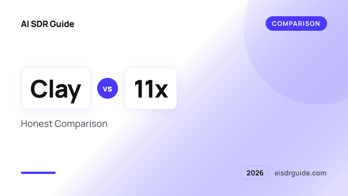 Clay vs 11x: Honest Comparison (2026) | AI SDR Platforms