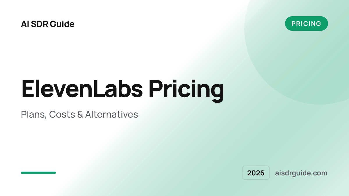 ElevenLabs Pricing 2026: Plans, Costs & Alternatives