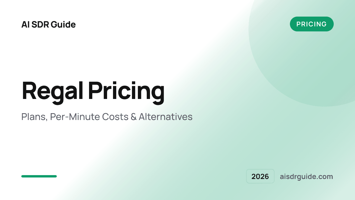 Regal Pricing 2026: Plans, Per-Minute Costs & Alternatives