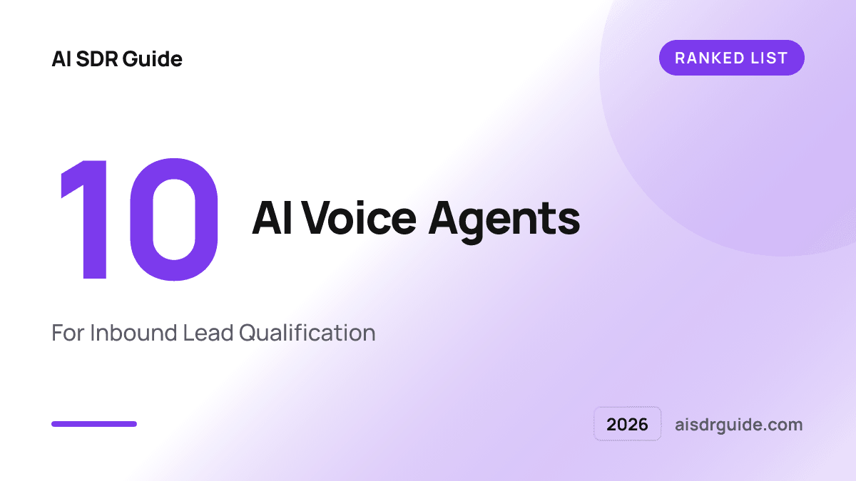 Top 10 AI Voice Agents for Inbound Lead Qualification 2026